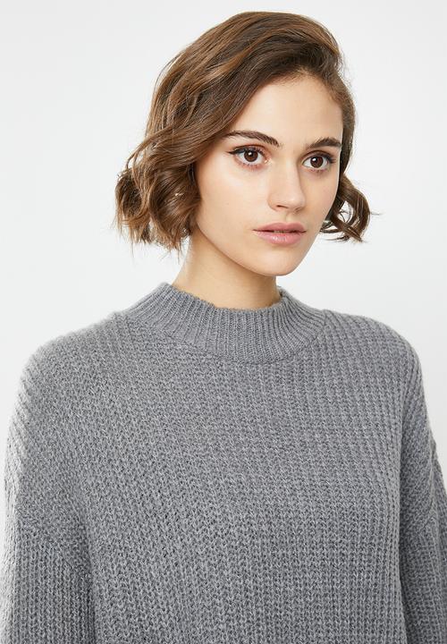 Glamorous - High neck jumper - grey
