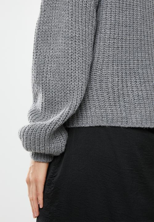 Glamorous - High neck jumper - grey