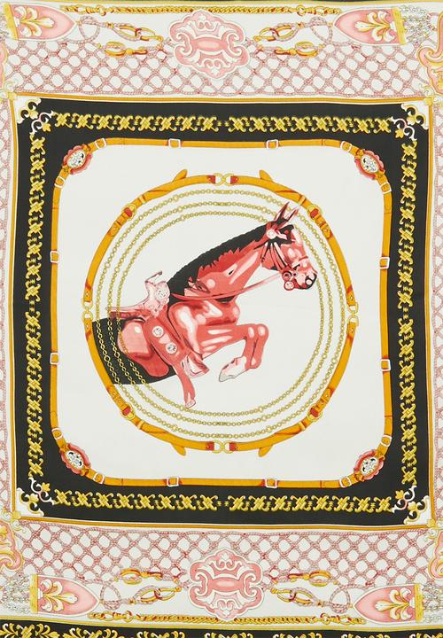 Superbalist - Square vintage print neckerchief - multi