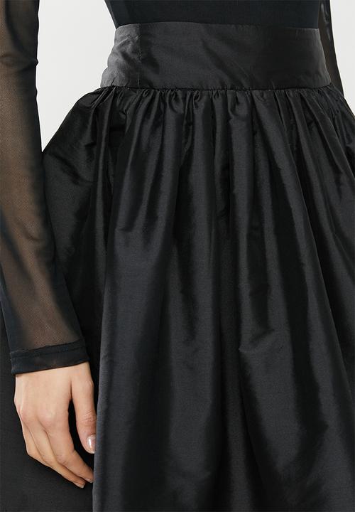 Blake - Tafetta mini skirt - black