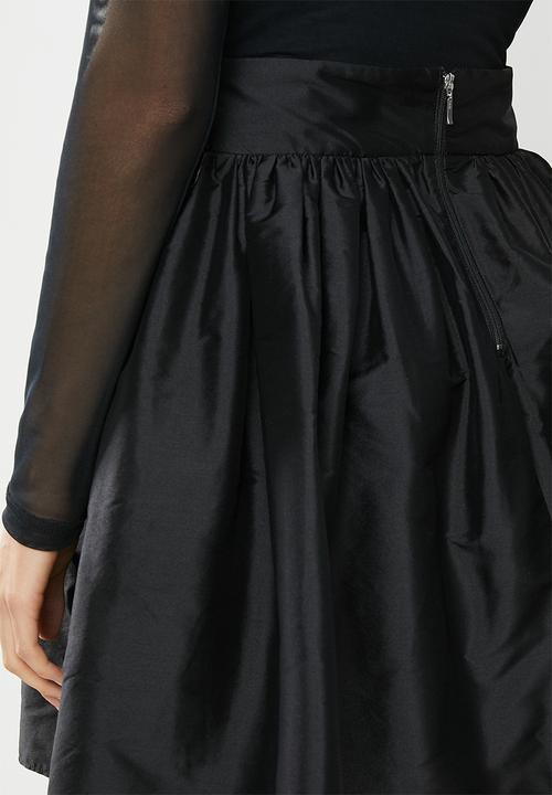 Blake - Tafetta mini skirt - black
