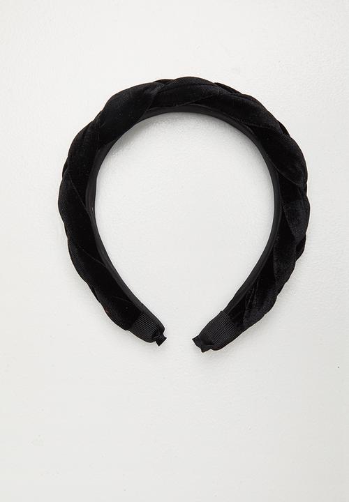 Superbalist - Plaited headband - black