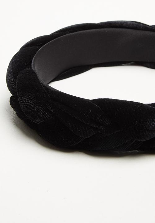 Superbalist - Plaited headband - black
