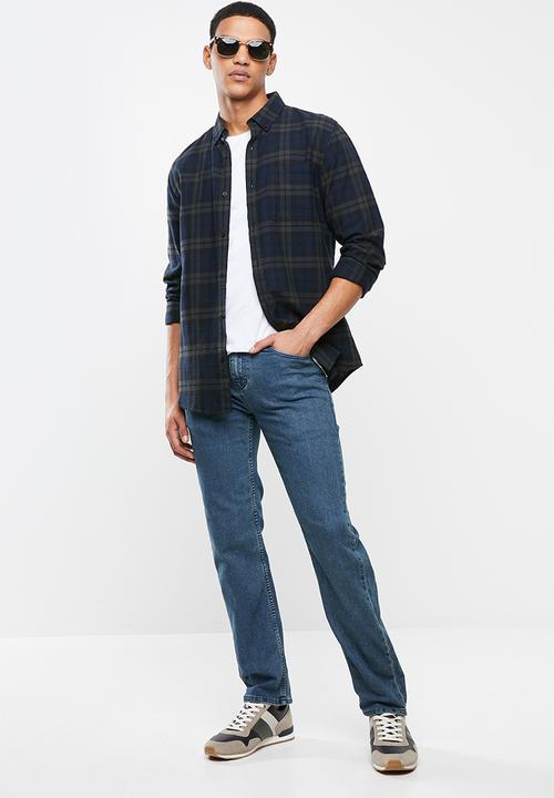 JEEP - Basic straight leg jeans - blue