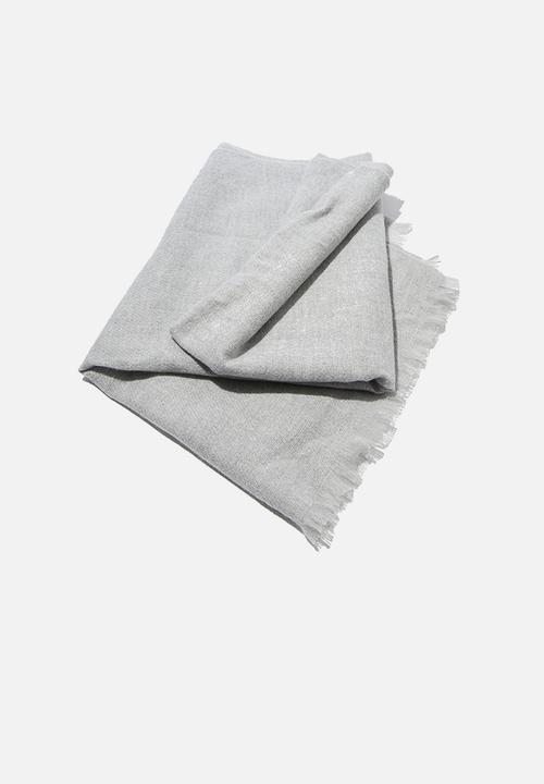 Rubi - Mya mid weight scarf - grey marle