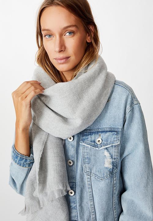 Rubi - Mya mid weight scarf - grey marle