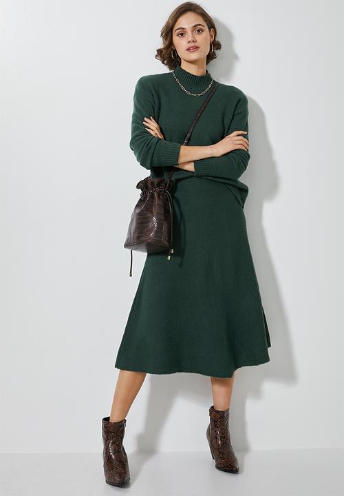 Superbalist - Lofty funnel neck - green 