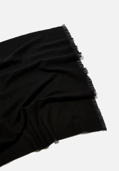 Rubi - Mya mid weight scarf - black
