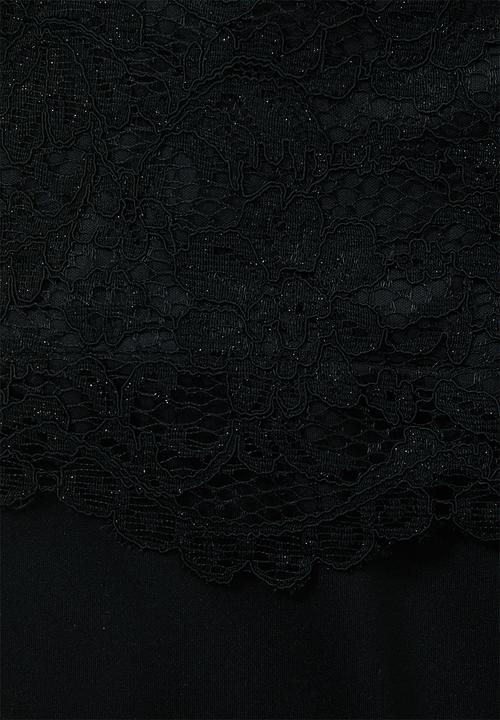 MILLA - Lace combo dress - black