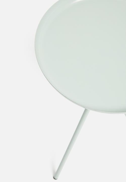 Sixth Floor - Sam tri side table - aqua