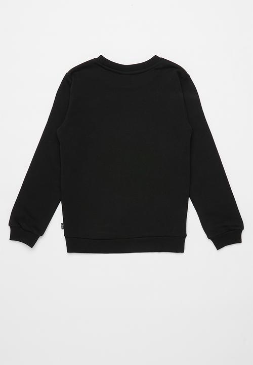 PUMA - Essential logo crew sweat cotton - black