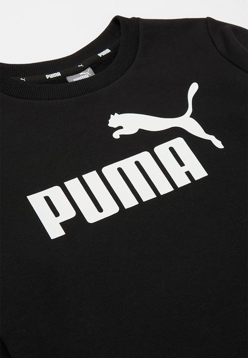 PUMA - Essential logo crew sweat cotton - black