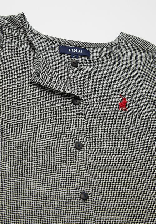 POLO - Girls Chelsea blouse - black & white
