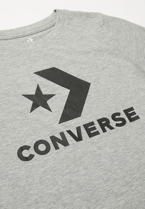 Converse - Converse stack wordmark graph tee- grey