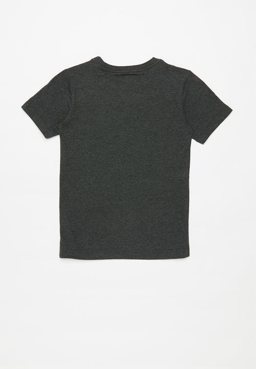 Converse - Overdye heather cp tee - balck heather