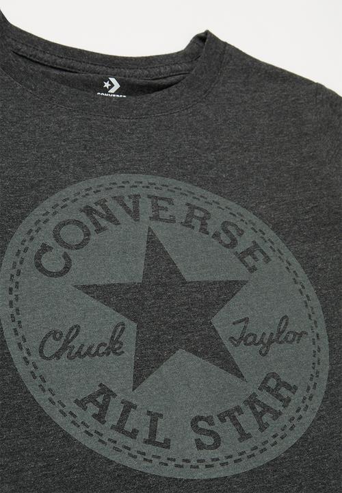 Converse - Overdye heather cp tee - balck heather