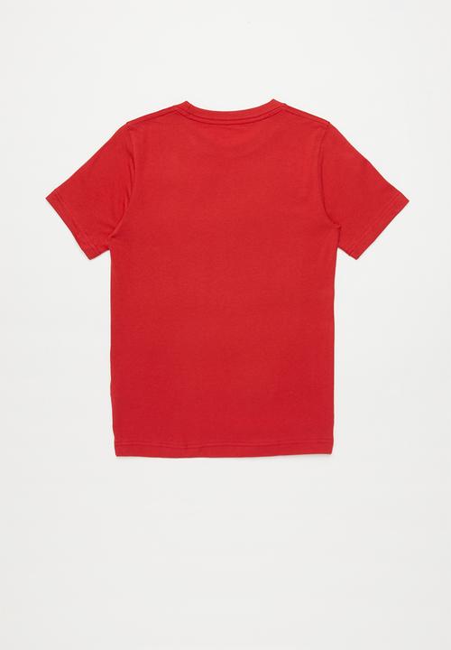Converse - Converse stack wordmark graph tee  - red