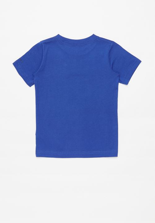 Converse - Converse chuck patch shiny tee  - blue