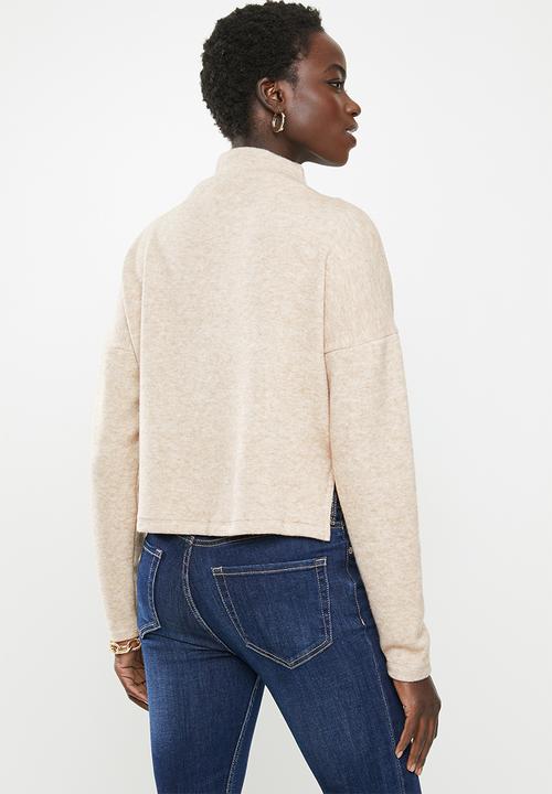 MILLA - Funnel neck top - beige 