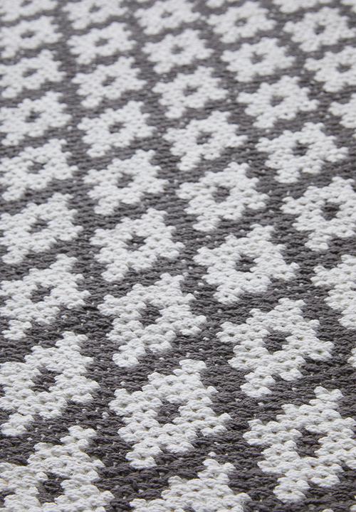 Sixth Floor - Grayson woven runner - grey