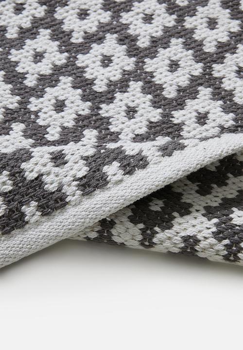 Sixth Floor - Grayson woven runner - grey