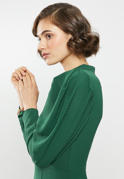 VELVET - Woven midi dress - green