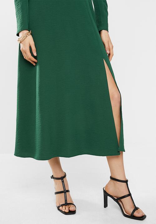 VELVET - Woven midi dress - green