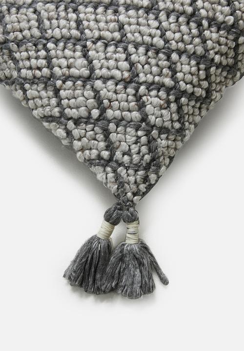 Sixth Floor - Thatch cushion cover - grey