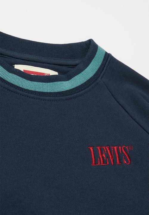 Levi’s® - Levis textured crewneck - navy