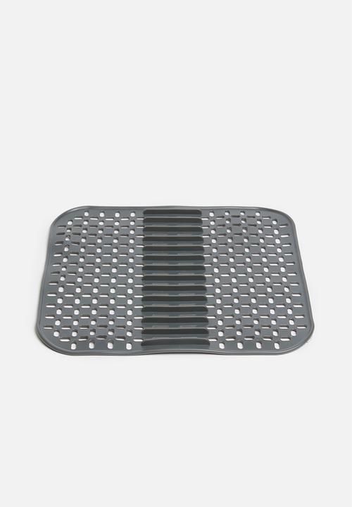 Umbra - Sling sink mat & plate holder small - charcoal