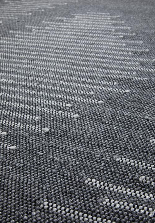 Sixth Floor - Waves woven rug - grey