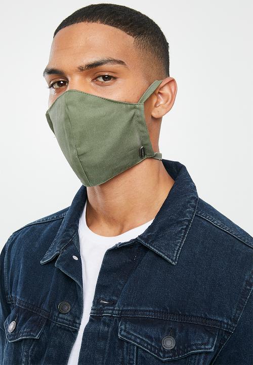 Superbalist - 2 pack alfa mask - olive & royal blue