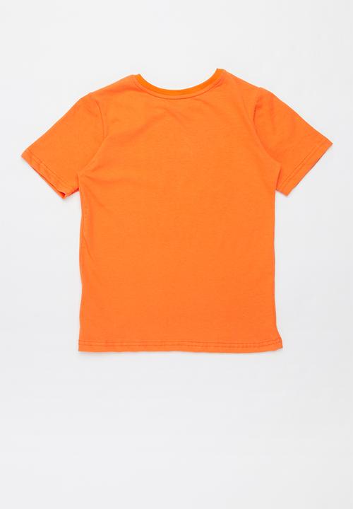 Pop Candy - Boys tiger printed tee - orange