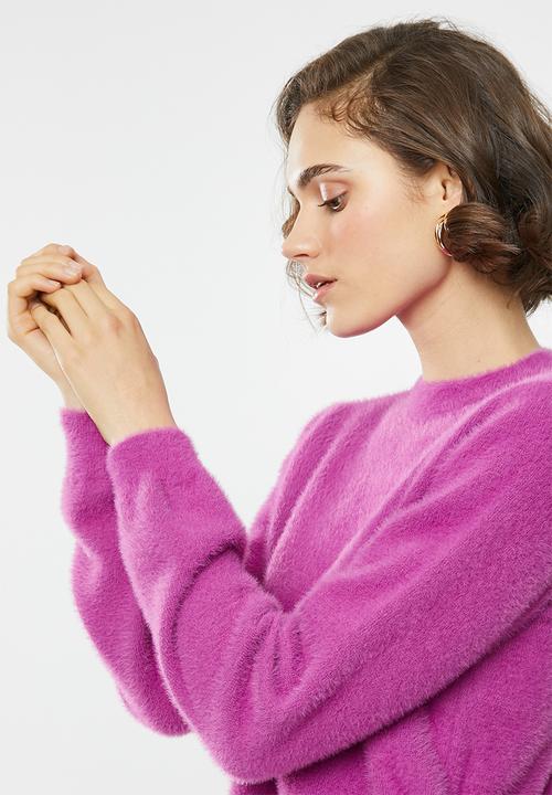 MANGO - Sweater olaf - purple