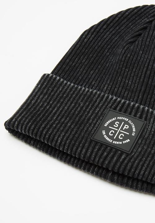 S.P.C.C - Brower washed beanie - black