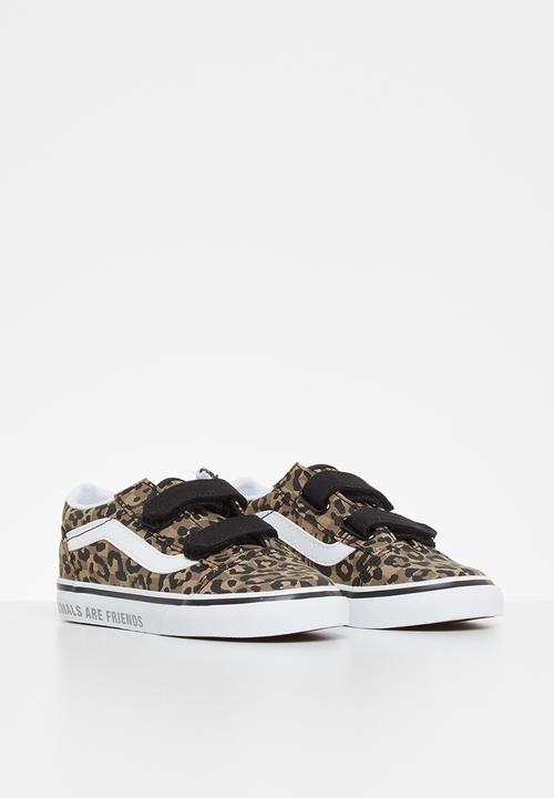 Vans - Td old skool v  - leopard/black