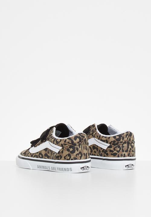 Vans - Td old skool v  - leopard/black
