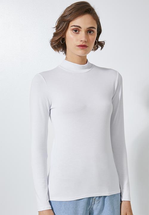 Superbalist - 2 Pack funnel neck tee - black & white