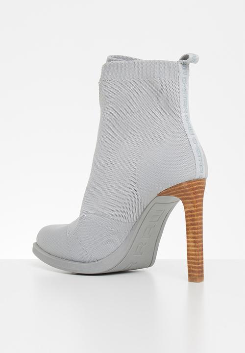 G-STAR - Strett heel boot - lt charcoal