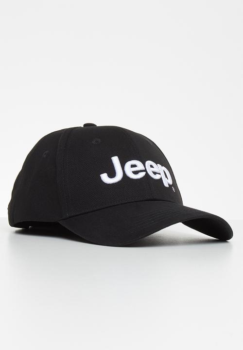 JEEP - Basic 3D logo cap - black & white 