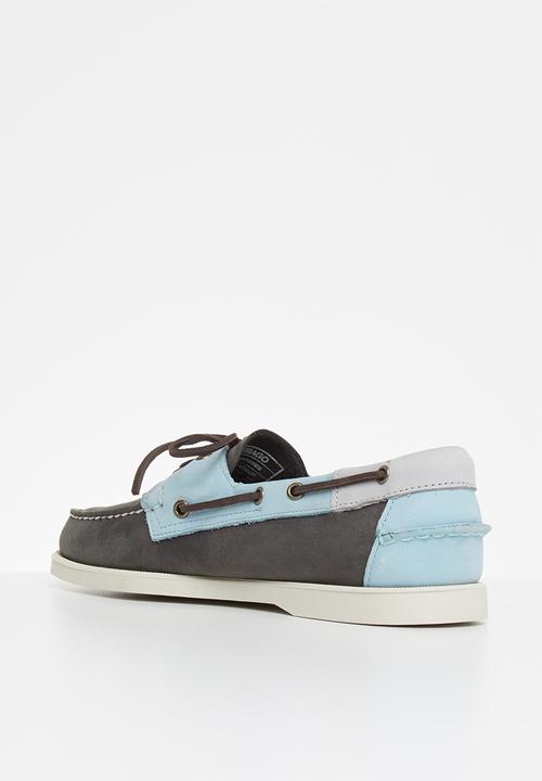 Sebago - Portland millstone - dark grey / light grey / turquoise