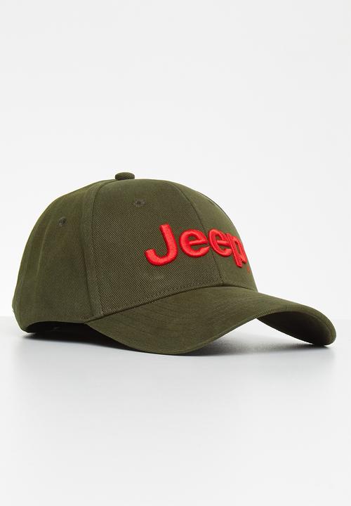 JEEP - Basic 3D logo cap - olive