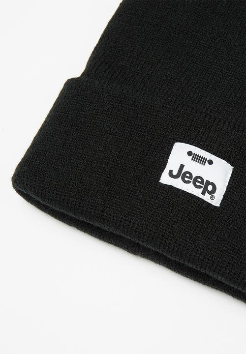 JEEP - Jeep knitted beanie - black
