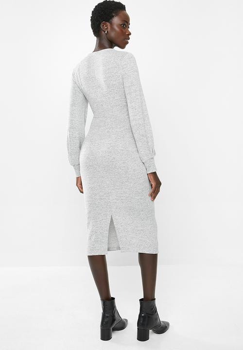 MILLA - Cut & sew tie dress - grey 