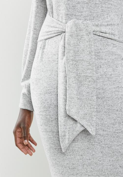 MILLA - Cut & sew tie dress - grey 