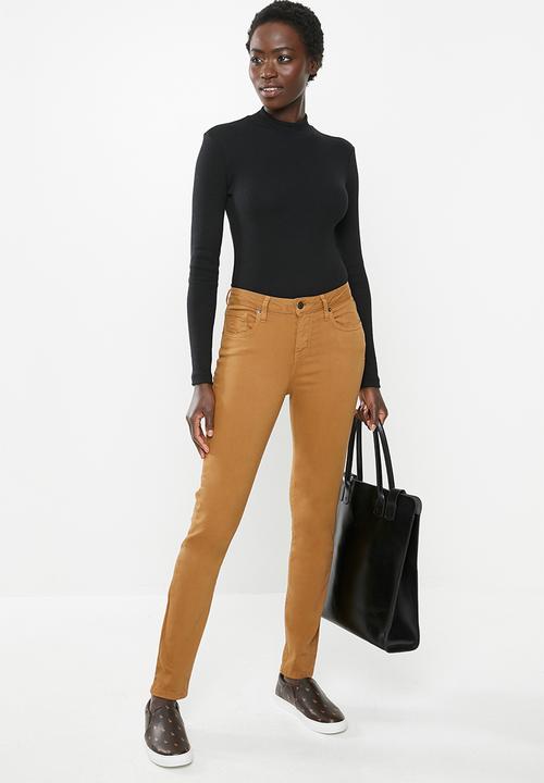 POLO - Stacey 5 pocket pants - brown