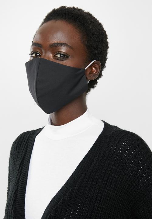 Superbalist - Pattern and plain mask 2 pack - multi
