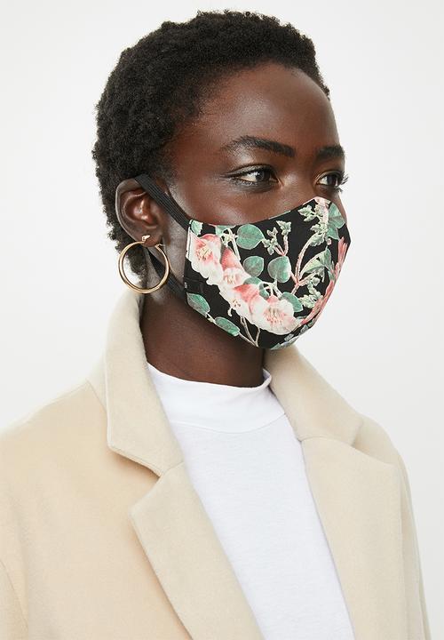 Superbalist - Floral print mask 2 pack - multi