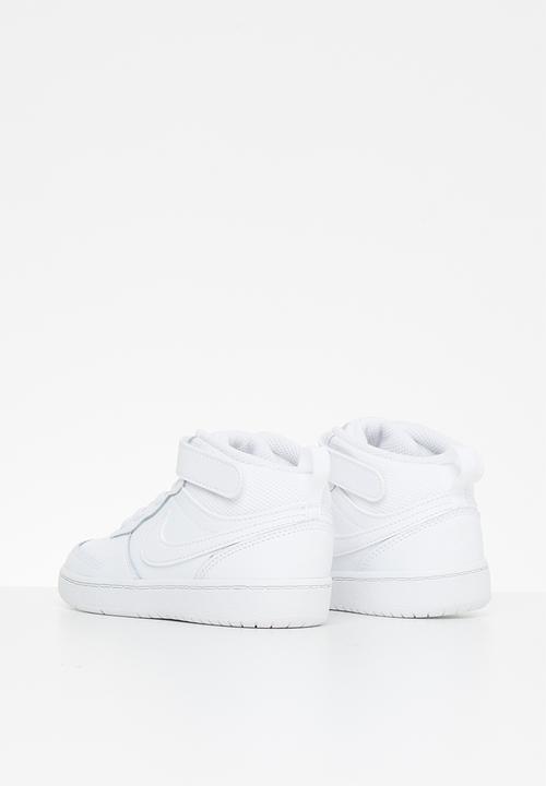 Nike - Infants nike court borough mid 2 - white