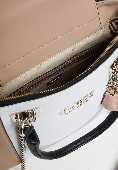 GUESS - Holly status carryall - white & beige 